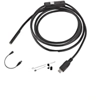Endoscopio USB MASO 5-5 mm 2 en 1 IP67 impermeable boroscopio cámara de inspección con 6 LED y 5-5 m cable de serpiente…